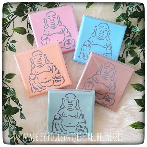Mini canvas schilderijtjes - Boeddha