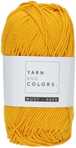 Yarn and colors must have 50 gram - 015 Mustard