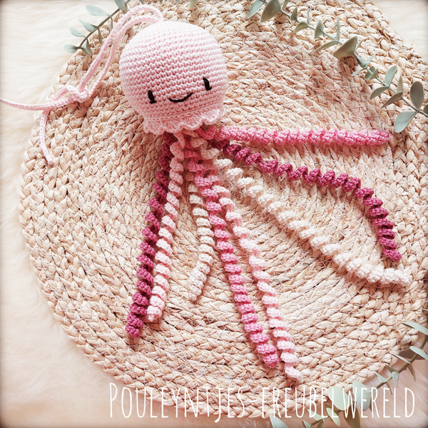 Olli Octopus - licht roze