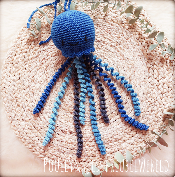 Olli Octopus - blauw